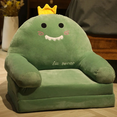 Children Sofa Cute Cartoon Lazy Folding Small Sofa Bed Girl Princess Baby Toddler Dual-purpose Small Child Seat
