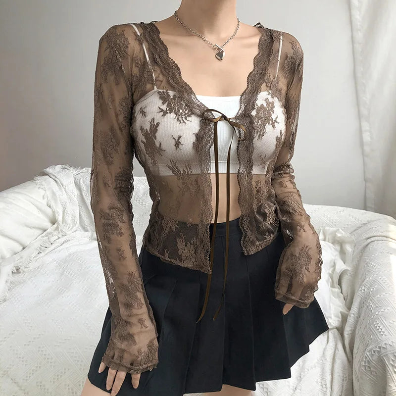 See Through Cardigan