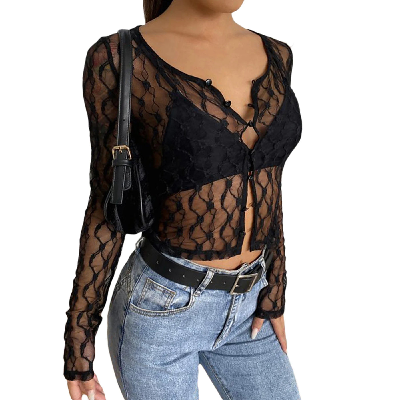 See Through Cardigan
