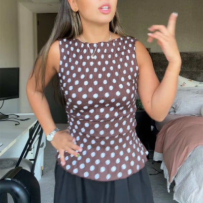 Shirred Tank Top