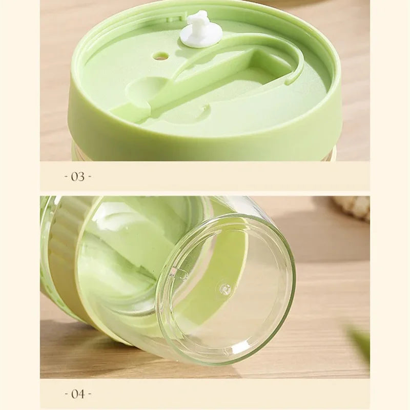 Breakfast Cup Oat Cup Nut Yogurt Salad Cup Container Set Sealed Portable Fitness School Lunch Box Food Storage Cup Bento Box New