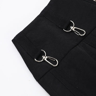 Wholesale New American Retro Irregular Skirt Hot Girl Sexy Punk Black Clothing Dark Style Women Summer Autumn Fashion Streetwear