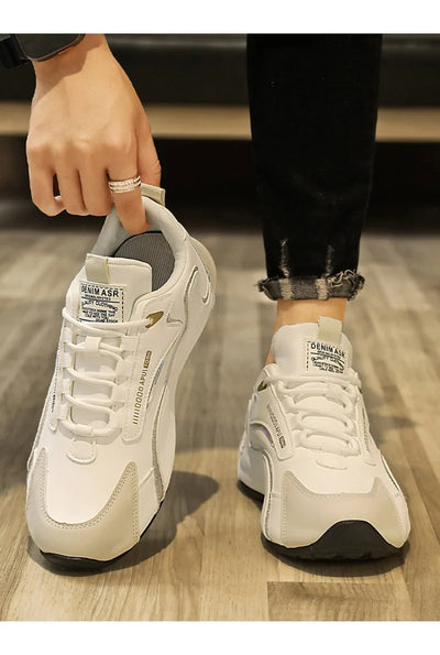 Men's Sneakers Mesh Fashion Casual Shoe Breathable Training Walking Tennis Flat 2024 Casual Sport Shoes for Men Chaussure Hommes