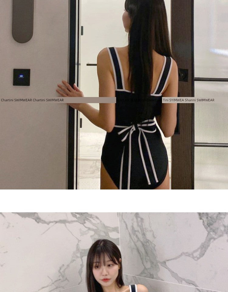 Swimsuit Summer Fancy 2024 New Arrival Best Selling Covering Belly Thin One-Piece Ins Style Hot Spring Gather Student Vacation