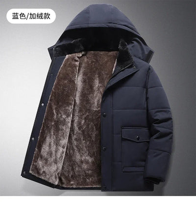 Winter Jacket Men Thicken Warm Parkas Hooded Coat Fleece Man's Jackets High Quality Outwear Jaqueta Masculina Drop Shipping