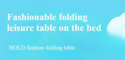 Foldable Learning Desk Convenient Computer Desk Installation Free Small Desk Anti Slip Desk Multifunctional Bed Storage Desk