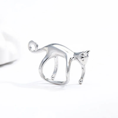 1 Pc Gold Color Funny Climbing Cat Clip Earring for Women Cute Animal  Kitten Without Piercing Earbone Earring Party Jewelry