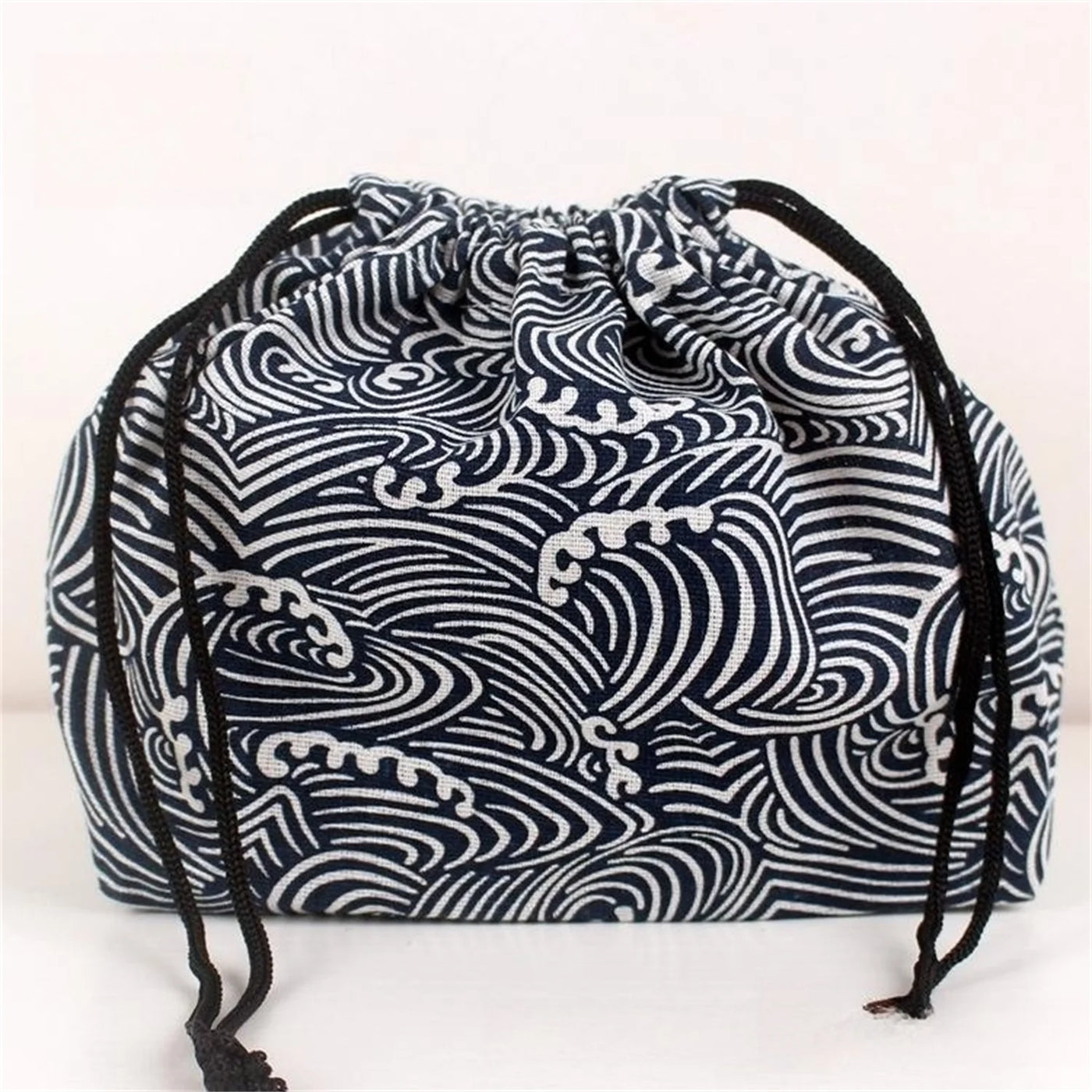 Lunch Bag Cat Polar Bear Lunch Box Drawstring Picnic Tote Eco Japanese Style Small Handbag Dinner Container Food Storage Bags