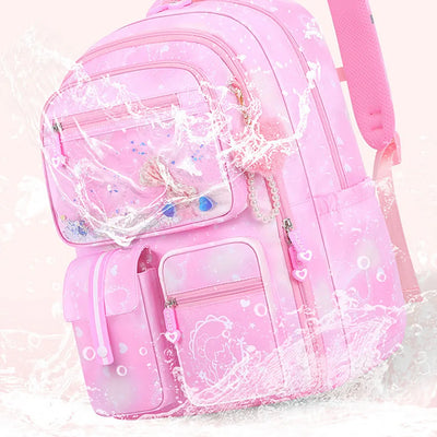 Girl School Bag Backpack Back Pack For Teenager Women Children Female Pink Schoolbag Primary High Bagpack Class Teens Child Kids
