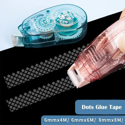 Diary Journal Office Supplies Photo Album Dot Glue Roller Tapes DIY Stationery DIY Craft Supplies Double Sided Adhesive Tape