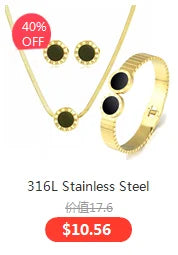 3pcs Trendy Stainless Steel Roman Digital Wafer Earrings Necklace Set for Women Black White Shells Party Jewelry
