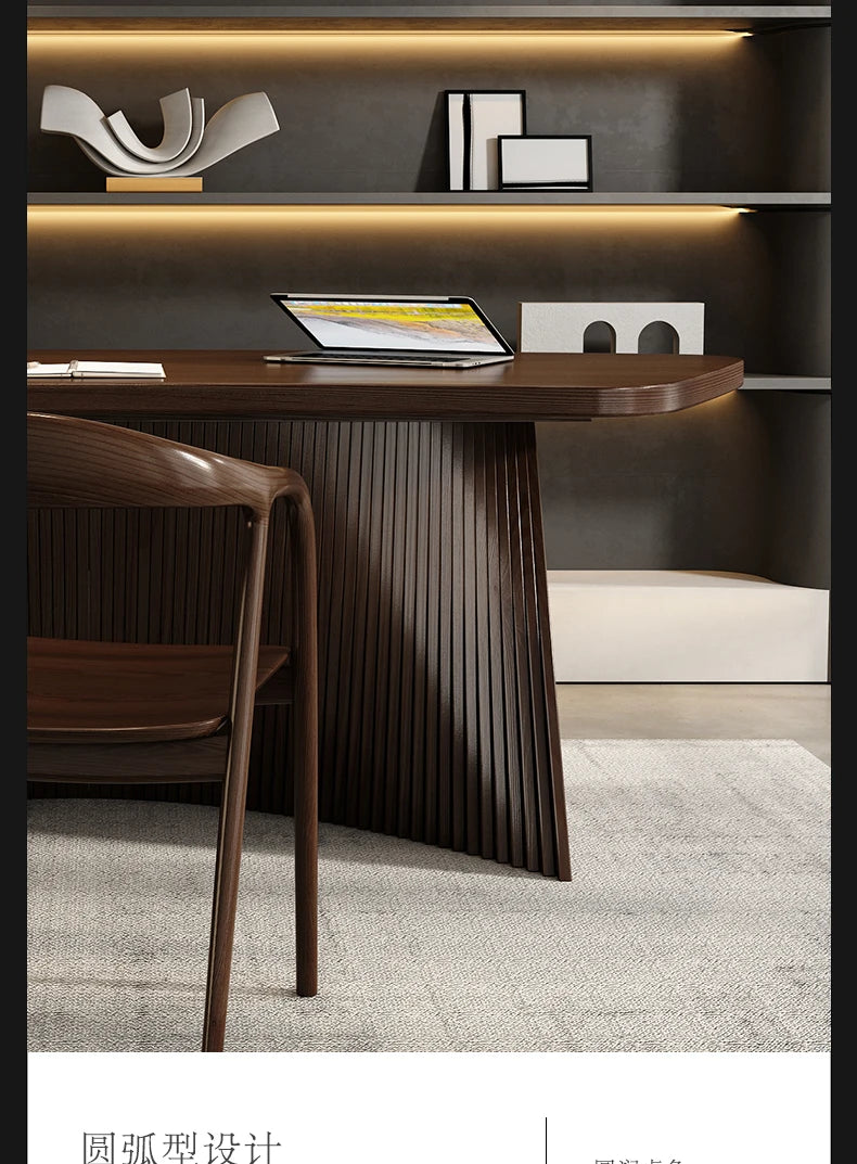 Asthetic Manager Executive Desk Modern Luxury Designer Workstation Office Table Conference Black Mesa De Escritorio Home Office