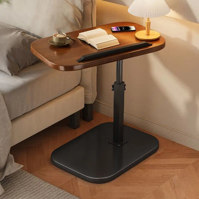 C-Shaped Flip Sofa Side End Table Coffee Laptop Table Living Room Bedroom