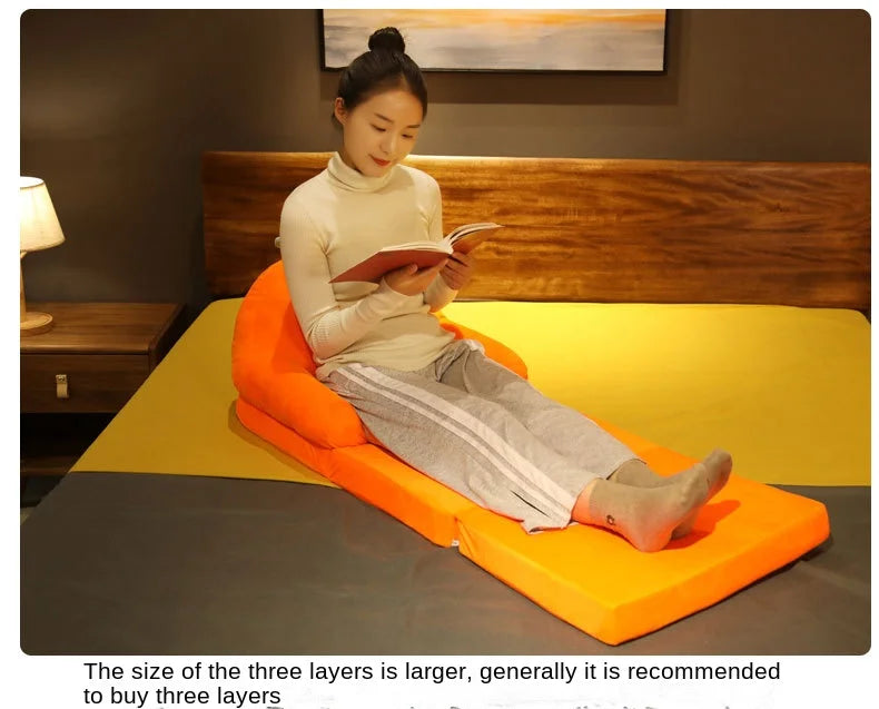 Children Sofa Cute Cartoon Lazy Folding Small Sofa Bed Girl Princess Baby Toddler Dual-purpose Small Child Seat