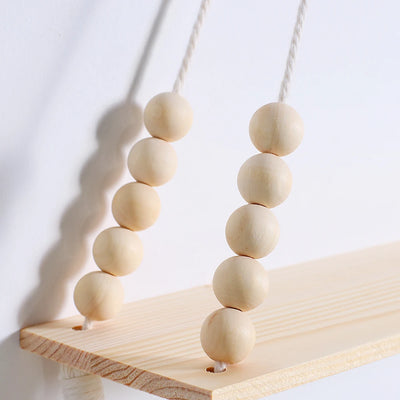 Wooden Storage Rack Wall Hanging Shelves Plant Floating Wall Shelf Rustic Wood Shelves Bedroom Living Room Home Decorations Gift