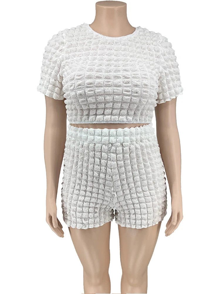 Summer Suit Chic and Elegant Woman Set New In Sexy Outfit Casual Shorts Sets Womens 2 Piece Plus Size Dropshipping Wholesale