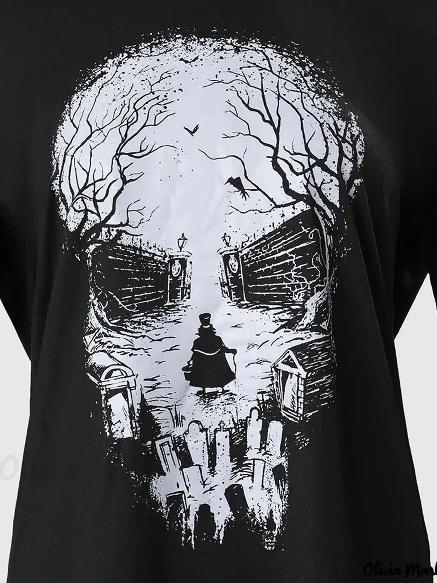 Women s Long Sleeve Halloween Skull Print Hooded Hoodies Shirts Spring Fall Casual Tops Streetwear Fashion Pullover Sweatshirt