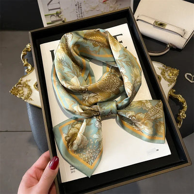 2025 Horse Print Skinny Ribbon Women Scarf Fashoin Hair Hand Wirst Folard Neck Tie Lady Headband Scrunchie Echarpe Silk Scarves