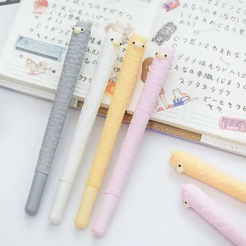 1 Piece Cute Kawaii Cartoon Alpaca Gel Pen Sheep Korean Stationery School Office Supply Handles Gift Ellen Brook