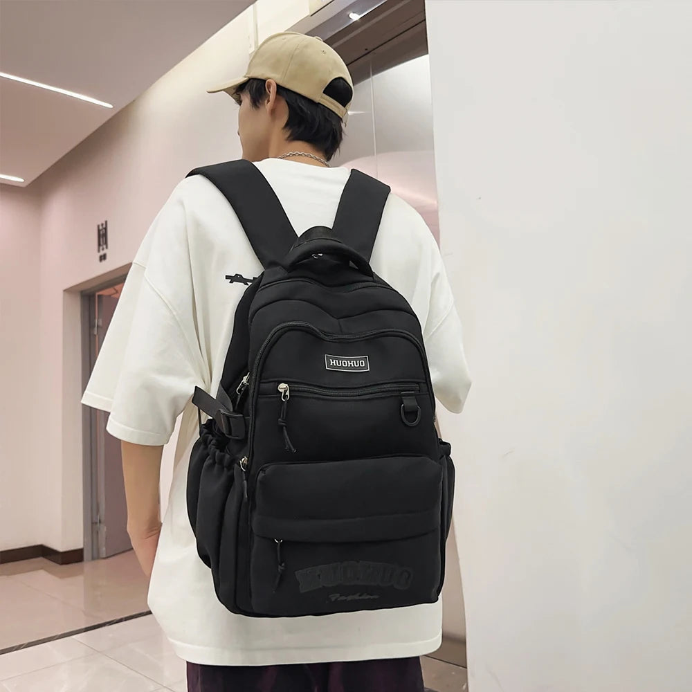 Outdoor Travel Light Weight Reduction Personality Niche Leisure Backpack Trend Backpack for Men and Women Large Capacity Compute