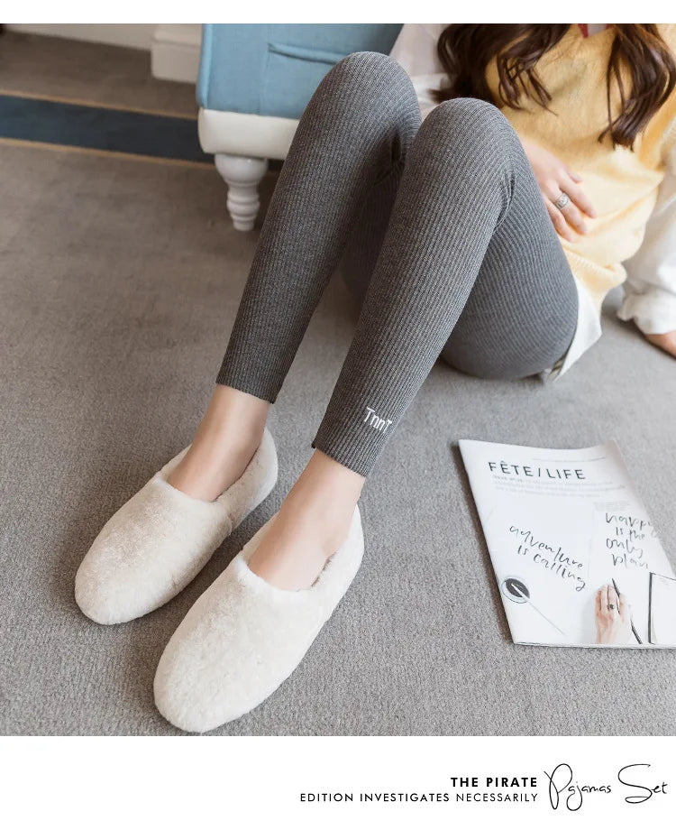 Casual Leggings For Pregnant Women Elastic High Waist Stripes Pants Pregnancy Sports Clothes Maternity Fitness Trousers Skinny
