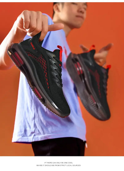 Sneakers Men New Fashionable Thick Soled Anti Slip Shock-absorbing Running Casual Sneakers Summer Mesh Shoes Zapatillas Hombre