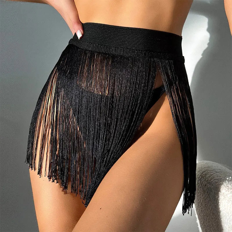 New Sexy Fringe Mini Skirt Beach Vacation Bikini Cover Up Swimwear