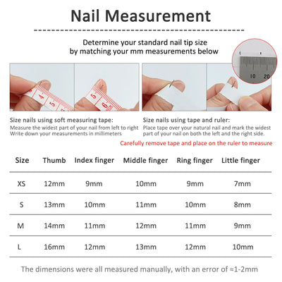 10Pcs Short Handmade Press on Nails Fake Nails Wearable Stick-on Nails False Nail Uñas Postizas Накладные Ногти 네일팁 Faux Ongles