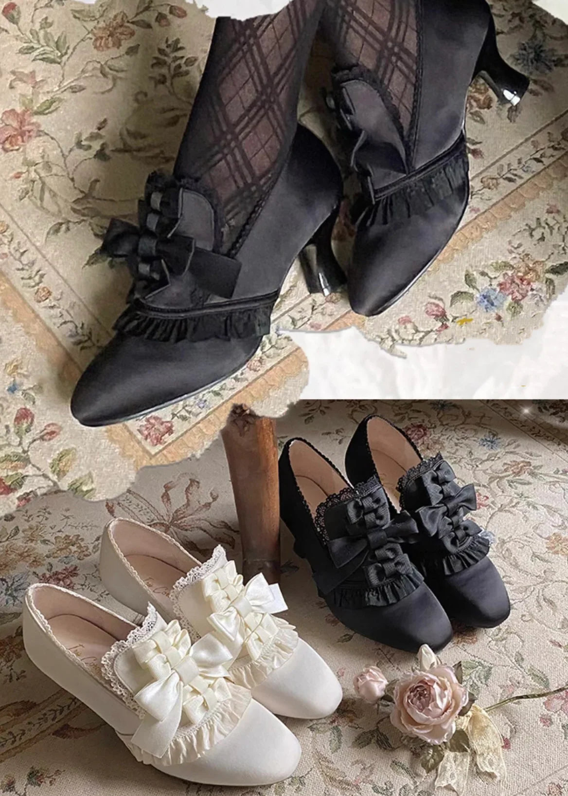 Peony Pink Rococo High Heels Marie Antoinette Pink Shoes Baroque Costume Bridal Pumps Wedding Shoes Handmade To Order
