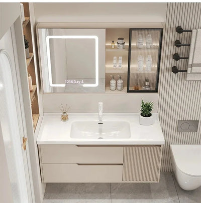 Furniture Basin Combination Bathroom Cabinet Modern Sink Washbasin Minimalist Bathroom Cabinet Washbasin Home Furniture