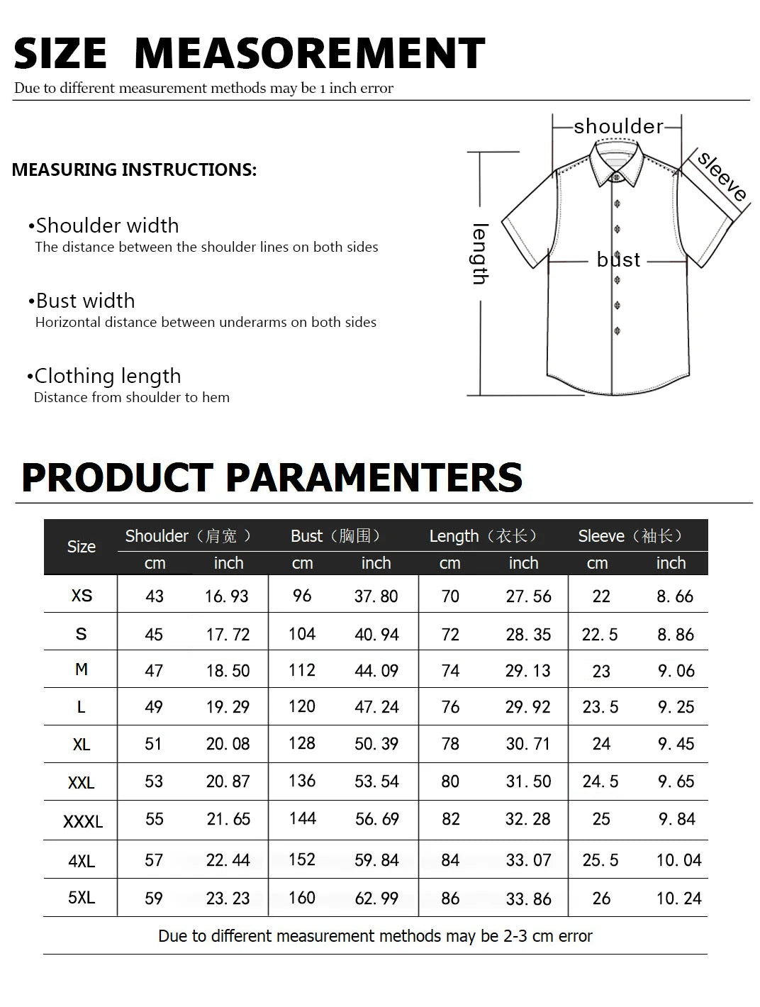 2023 solid color summer shirt men's Hawaiian shirt casual fashion street short sleeve beach holiday party men's pocket shirt 5XL