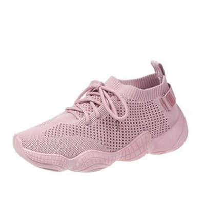 Fitshinling Fashion New Neon Women's Sneakers Athleisure Shoes For Women Lace Up Casual Flats Shoe
