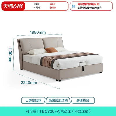 Queen Princess Bed Modern Simple Headboards Frame Sleeping Unique Salon Bed Designer Princess Trendy Beliche Home Furniture