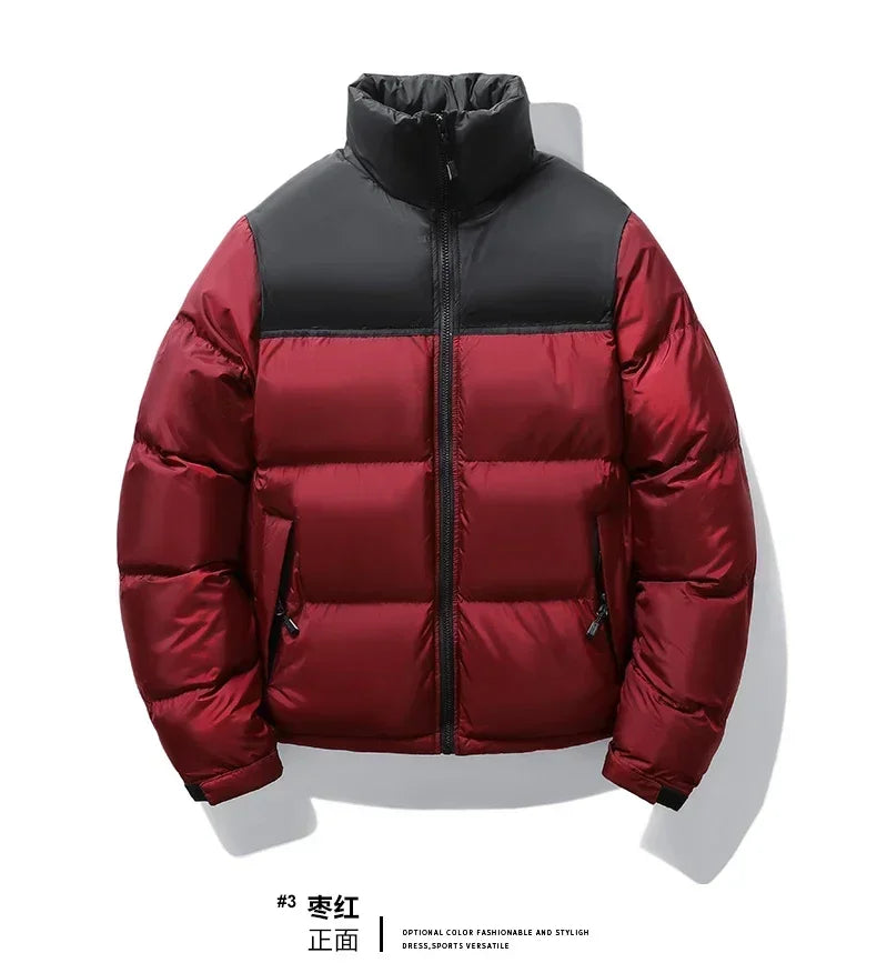 Jacket Male Overcoat Outwear Plus Size 4XL Winter Men Casual Windproof Padded Duck Down Parkas Coat Man Thick Stand Collar Parka
