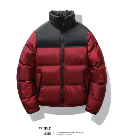 Jacket Male Overcoat Outwear Plus Size 4XL Winter Men Casual Windproof Padded Duck Down Parkas Coat Man Thick Stand Collar Parka