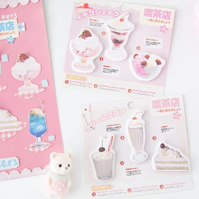 90pcs Cute Memo Pad  Set Welcome To The Teahouse Series  Memo Pad  Kawaii Stationery