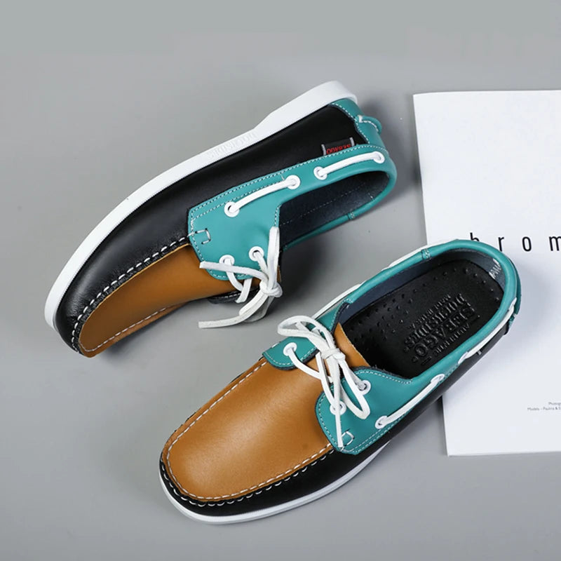 2025 New  Loafers Men  Sneakers Driving Shoes Casual Men Shoes  Footwear Docksides Classic Boat Shoes