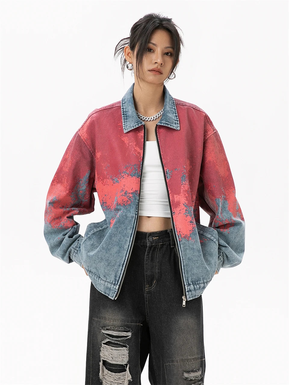 Women's Denim Jacket Lady Cowboy Jeans Jackets Women Outdoor Women's Clothing Novelties Sales Trend 2024 Female Cowgirl Clothes