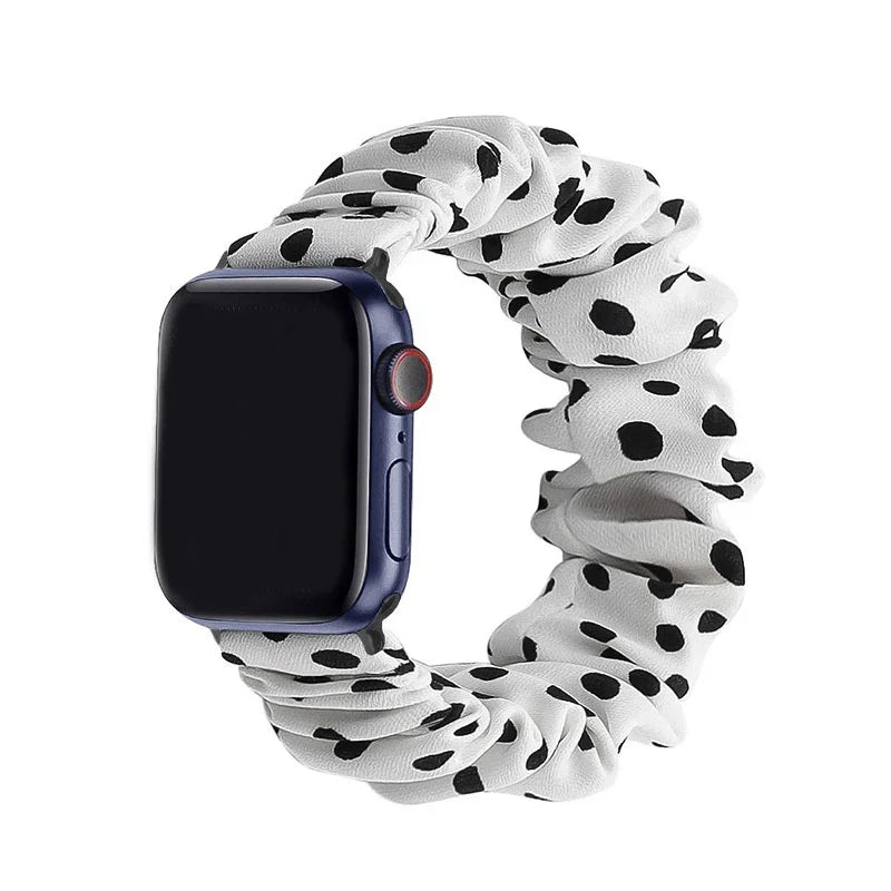 Scrunchie Strap for Apple watch band 44mm 40mm 46 42mm 45 41mm ultra 49mm Loop watchband bracelet iWatch series 10 9 8 7 6 SE 5