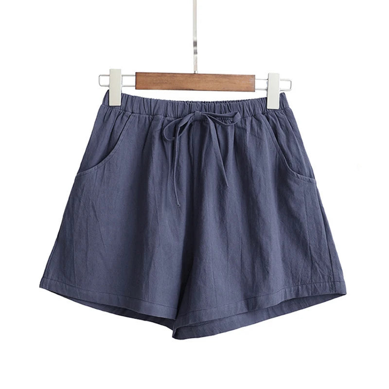 Casual Linen Workout Shorts