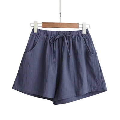 Casual Linen Workout Shorts