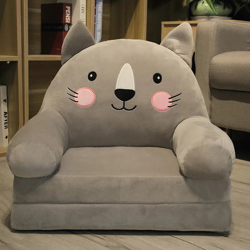 Children Sofa Cute Cartoon Lazy Folding Small Sofa Bed Girl Princess Baby Toddler Dual-purpose Small Child Seat