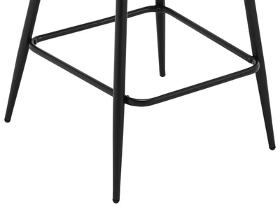 2PCS/CET Plastic Bar Stools Counter Stool with Hollow Backrest  Footrest  High Kitchen Stool for Dining Room  Bar Outdoor Patio
