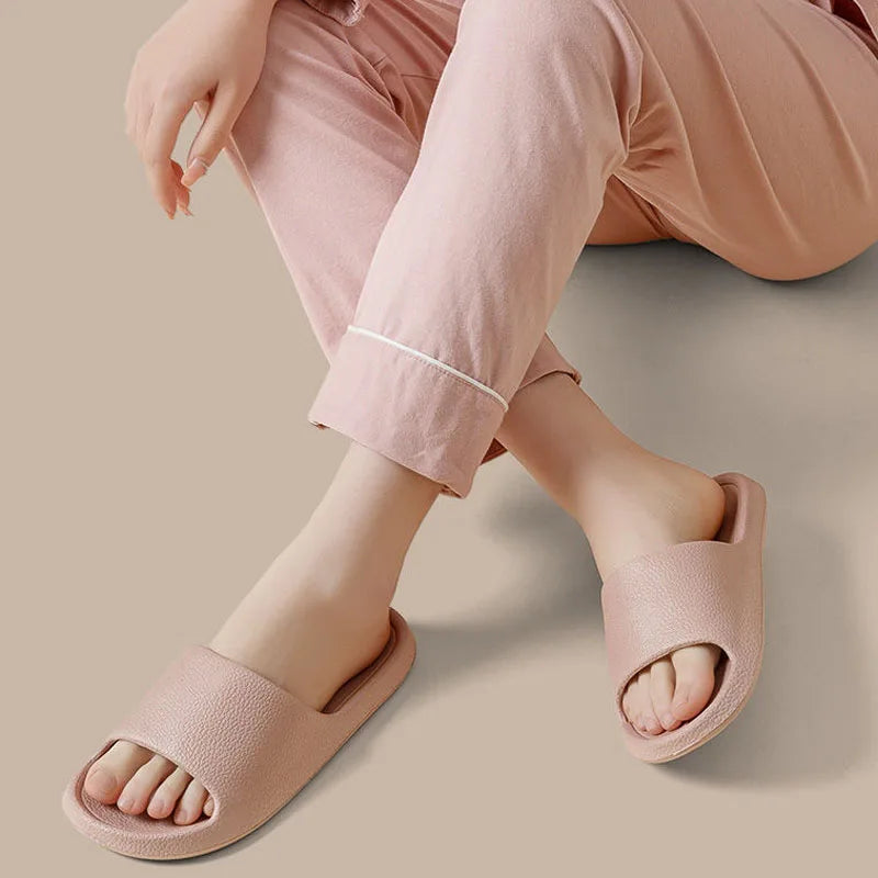 Men Bathroom Home Slippers Fashion Soft Sole EVA Indoor Slides Women Sandals Non-slip Indoor House Shoes Pantoufle Homme