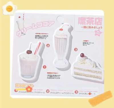 90pcs Cute Memo Pad  Set Welcome To The Teahouse Series  Memo Pad  Kawaii Stationery