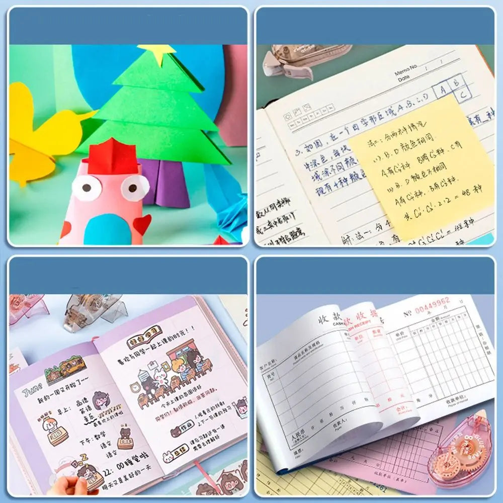 Diary Journal Office Supplies Photo Album Dot Glue Roller Tapes DIY Stationery DIY Craft Supplies Double Sided Adhesive Tape