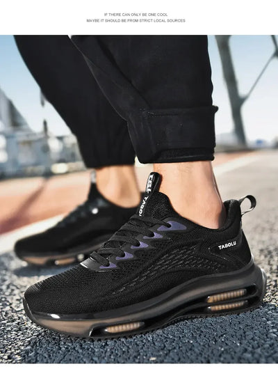Sneakers Men New Fashionable Thick Soled Anti Slip Shock-absorbing Running Casual Sneakers Summer Mesh Shoes Zapatillas Hombre