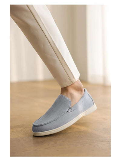 Men's Casual Shoes Cow Suede Genuine Leather Men Classic British Style Loafers Moccasins Mens Light Comfortable Driving Flats