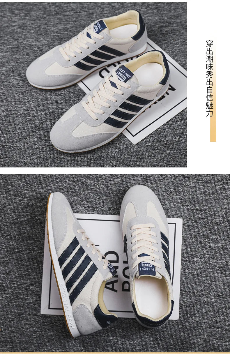 Men Mesh Casual Sports Shoes Spring and Autumn New Fashion Casual Forrest Gump Versatile Lace Up Student Running Shoes