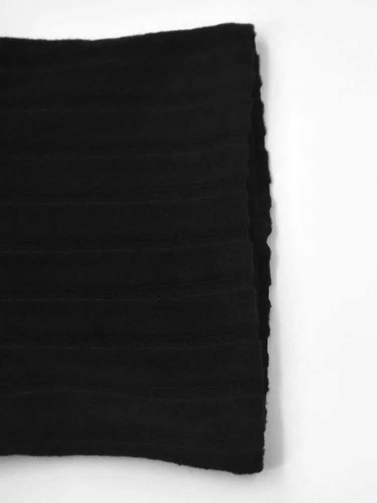 Autumn Black Mini Dress For Women Solid Long Sleeves Turtleneck Sexy Bodycon Sheath Dress Club Elegant Party Dresses Pullover
